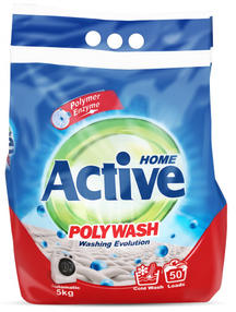 ACTIVE стиральный порошок 5 кг POLY WASH(технология холодной воды)/автомат