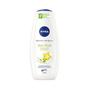 NIVEA гель для душа 500ML CARE&STARFRUIT/ карамболь