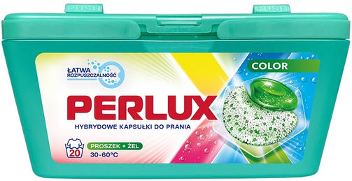 PERLUX гибридные капсулы для стирки 20 COLOR