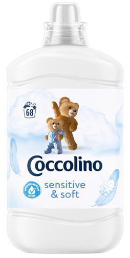 COCCOLINO кондиционер для белья 1,7L SENSITIVE&SOFT (68 стирок)