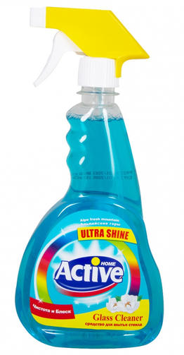 ACTIVE спрей для мытья стекол Альпийские горы 500 мл