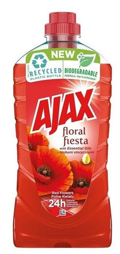 AJAX 1L универсальная жидкость для уборки Красные цветы